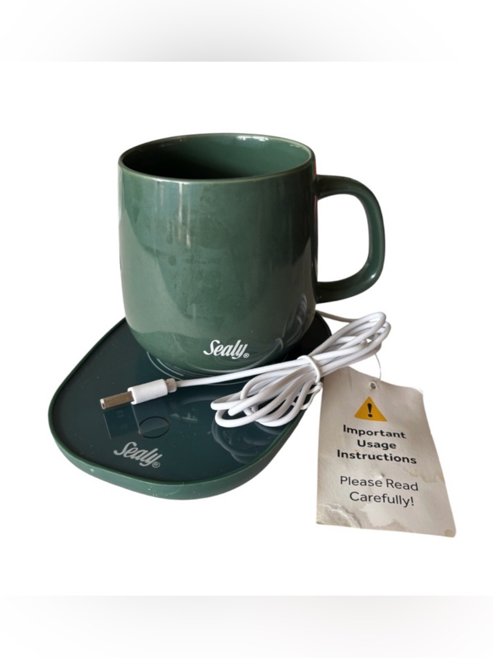 New Sealy Cup Warmer & Cup Set